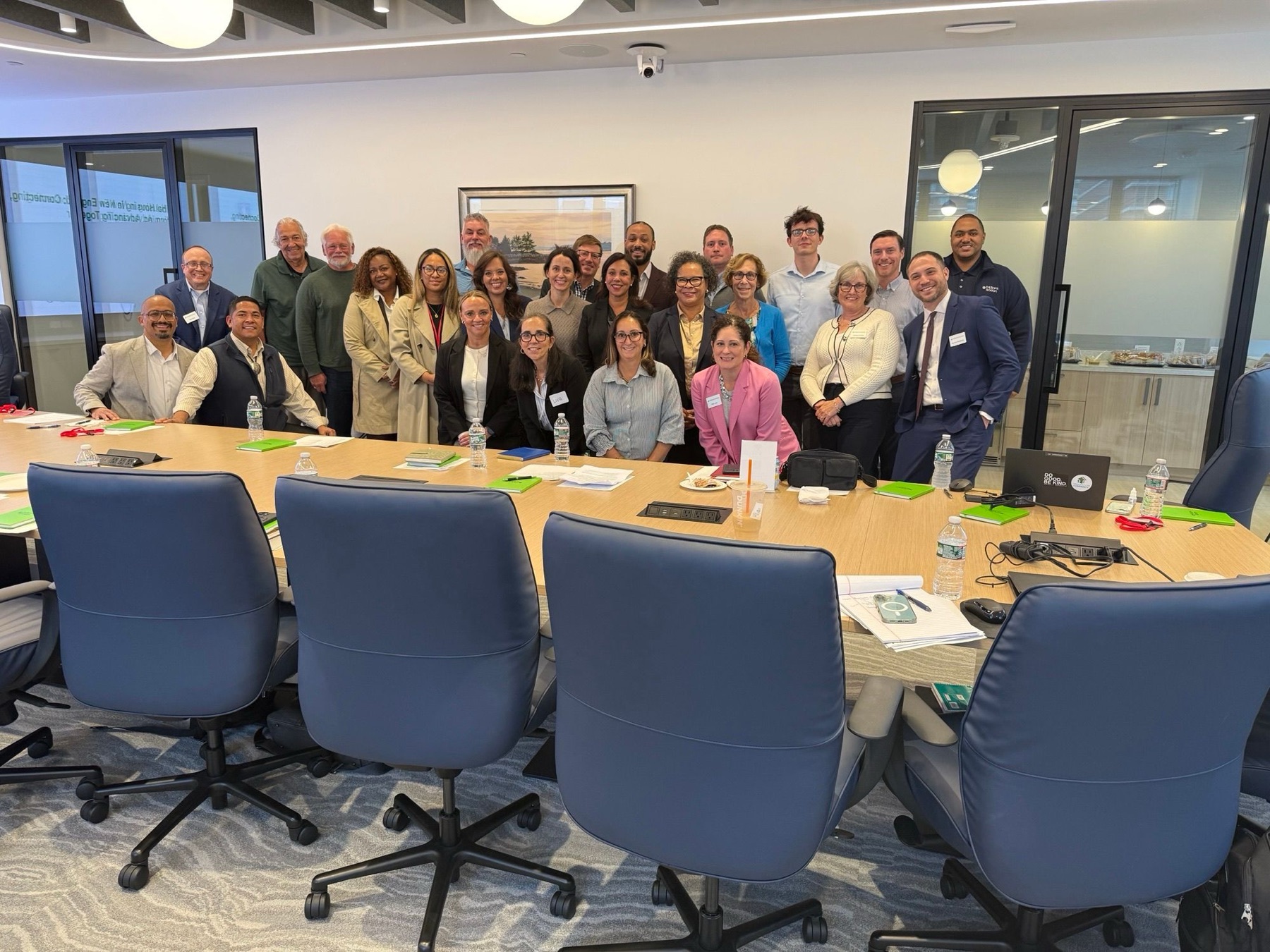 Tribal leaders and partners at the New England Tribal Leaders Housing Roundtable in Boston