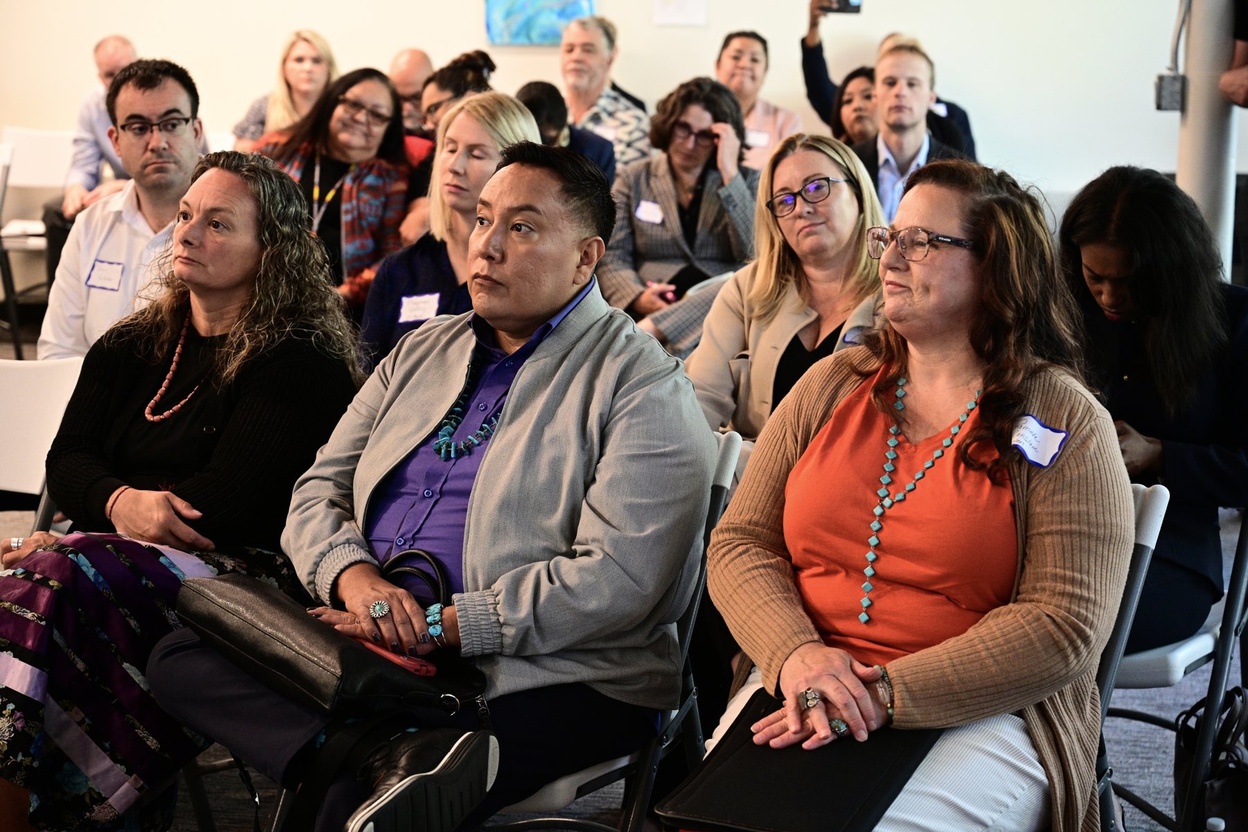Tribal leaders, housing professionals, and partners listening during a NAIHC roundtable session